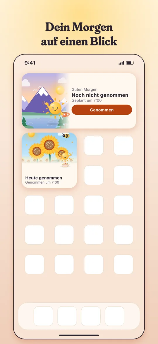 Widget für den Startbildschirm