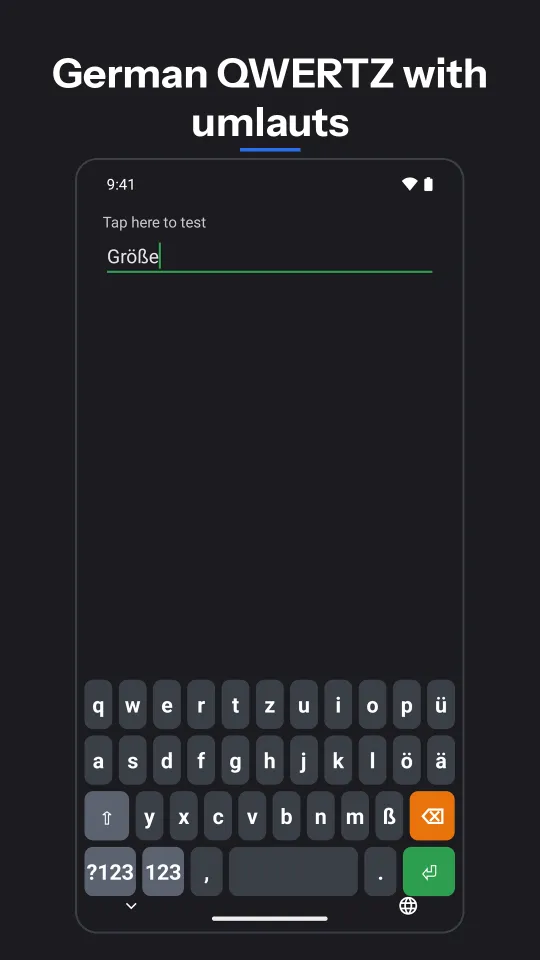 POS Keyboard: German QWERTZ with umlauts